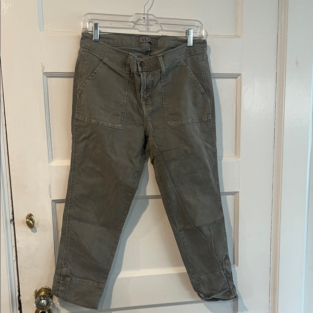 J Brand Khaki Cropped Pants